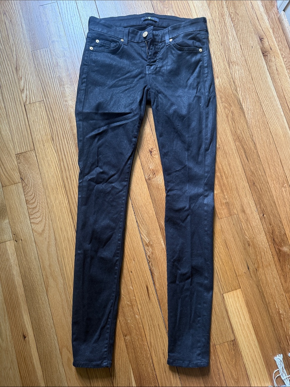 7 For All Mankind Women’s Skinny Jeans - Black